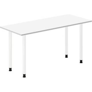 Skrivebord DNA, Hvid 1400x600 mm I-ben/Hvid