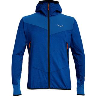 Salewa Agner Hybrid Polarlite Durastretch Fullzip Hoody Fleecejakke Herrer størrelse 46 farve blå