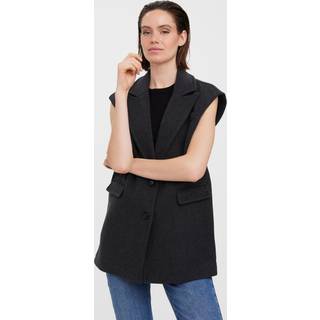 Edna Waistcoat - Dark Grey Melange - XL - Vero Moda