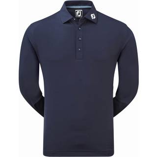 FootJoy Thermolite Herre Poloshirt Langærmet - Navy - Str. XXL
