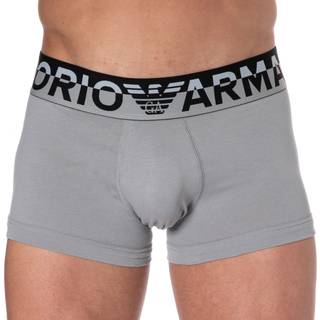 Emporio Armani Megalogo Cotton Boxer Briefs - Stone