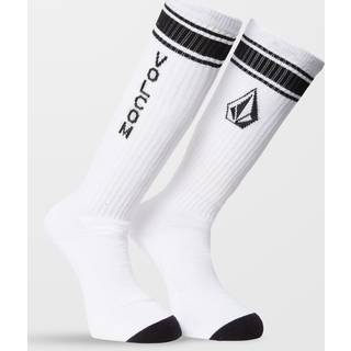 Volcom High Stripe Strømper (White)