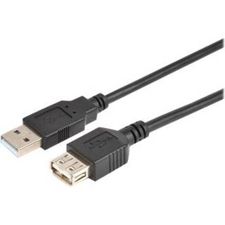 Prokord Usb-kabel 3m. Usb A Usb A Sort