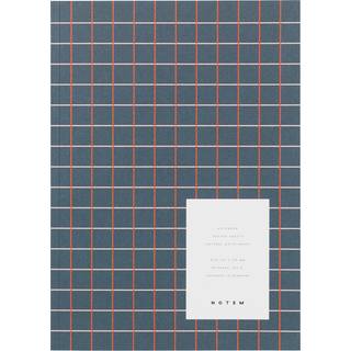 Vita Medium Notesbog, Dark Blue Grid