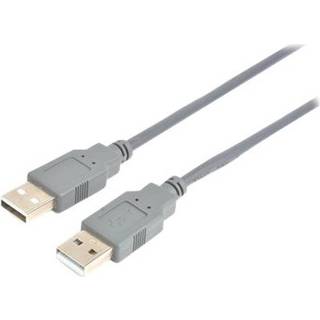 Prokord Usb-kabel 3m. Usb A Usb A Grå
