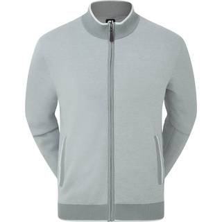 FootJoy Full-Zip Lined Herre Pullover - Gry - Str. M