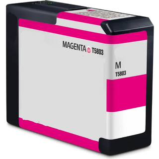 Kompatibel blækpatron Epson T580 - C13T580300 magenta 80 ml