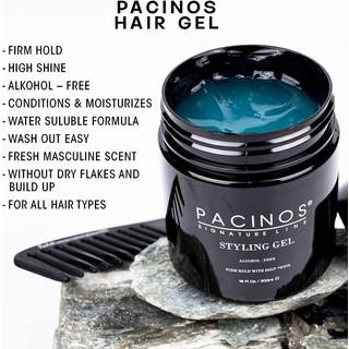 Pacinos Siganture Line Styling Gel Hårstyling gel Skinnende til mænd 500 ml - 500 ml