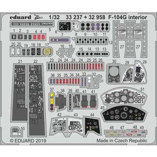 F-104G interior for Italeri