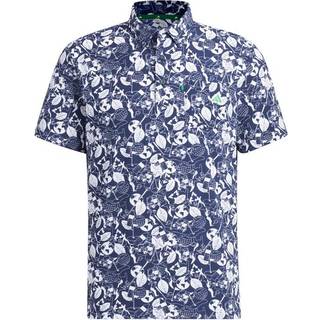 Play Green Graphic polotrøje - Collegiate Navy / White - L
