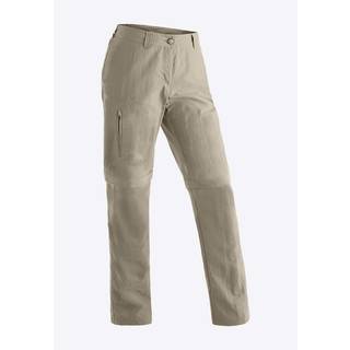 Maier Sports Women's Nicole Zip off-bukser Damer størrelse 46 - Regular farve beige