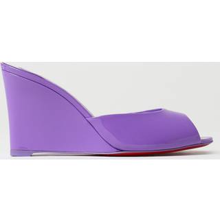 Christian Louboutin Me Dolly Zeppa patent leather mules - purple - EU 35
