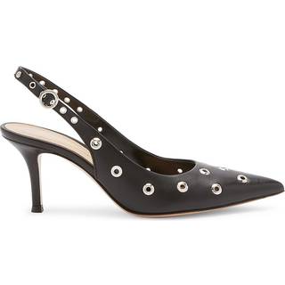 Gianvito Rossi Lydia studded leather slingback pumps - black - EU 41.5