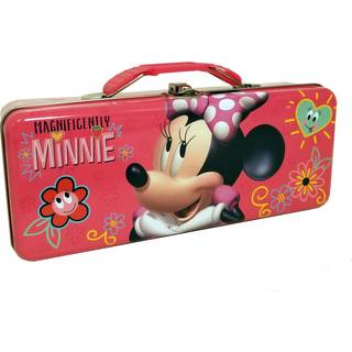 Tin Box Company Minnie Pencil Box med h?ndtag tin b?rer alle lyser?de