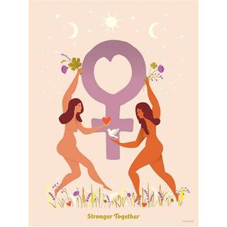 Stronger Together - Støtteplakat 30x40 cm fra ViSSEVASSE