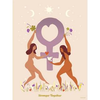 Stronger Together - Støtteplakat 50x70 cm fra ViSSEVASSE