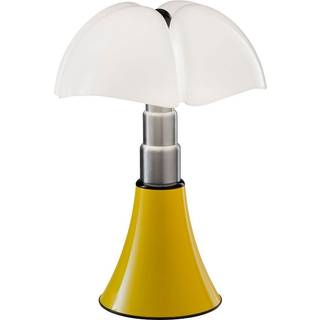 Martinelli Luce Pipistrello Mini Pop Bordlampe Bærbar - Bærbare lamper Rustfrit Stål Gul - 620/J/DIM/T/CL/NE/GI