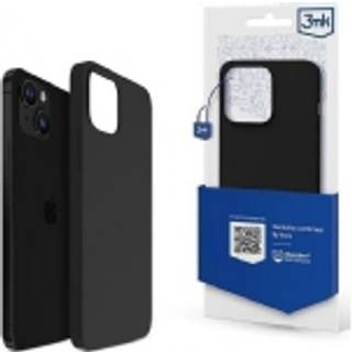 iPhone 13 mini silikonecover fra 3mk Silicone Case serien - sort