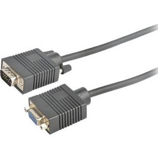 Prokord Vga-kabel 10m. Vga (d-sub) Vga (d-sub) Grå