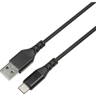 Dacota Platinum USB-USBC-kabel 3 M, sort ➞ På lager - klar til levering og afhentning