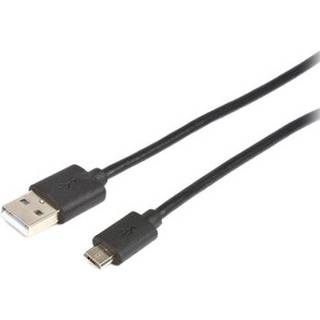 Prokord Usb-kabel 0.5m. Usb A Micro-usb B Sort