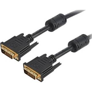 Prokord Dvi-kabel 10m. Dvi-d Dvi-d Sort