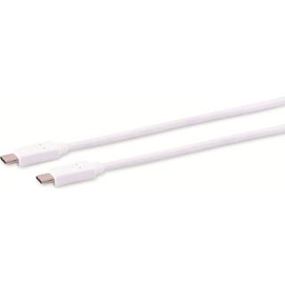 USB-C 3.2 Gen. 2x2 Kabel - 60W - Hvid - 0.25 m