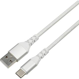 Dacota Platinum USB-USBC-kabel 3 M, hvid ➞ På lager - klar til levering og afhentning