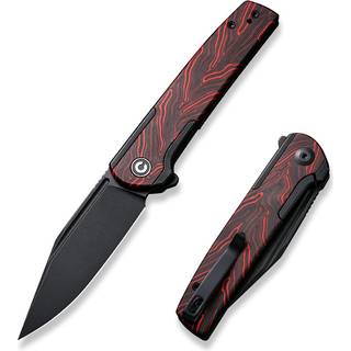 Cachet Black Red G10 foldekniv