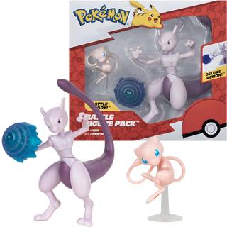 Pokémon Mewtwo og Mew figursæt 2-pak