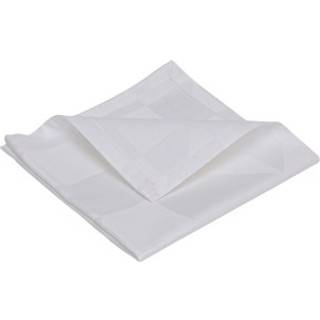 Compliments Stofserviet Damask Wind, Hvid