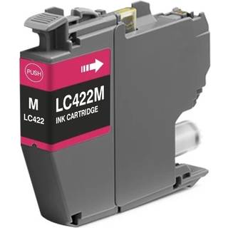 Brother LC422M magenta blækpatron - Kompatibel