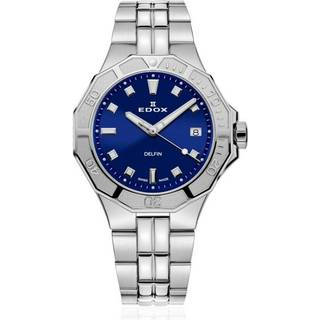 Edox 53020-3M-BUN Delfin Diver Damenuhr 38mm 20ATM