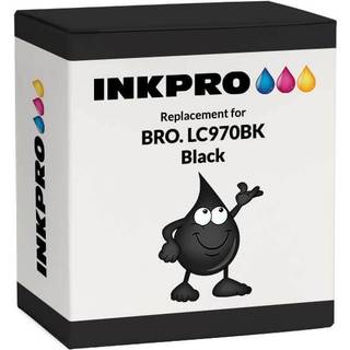 Brother LC970BK sort blækpatron - Kompatibel