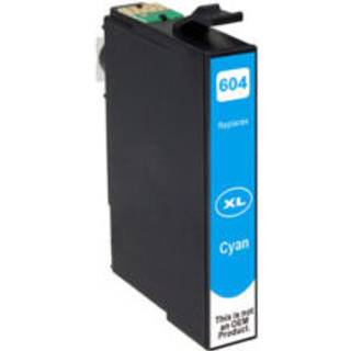 Epson 604XL / C13T10H24010 cyan XL blækpatron - Kompatibel
