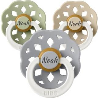 Bibs Boheme Night, Str. 1 (0-6 Mdr.) , Rund - Latex, Sutter Med Navn