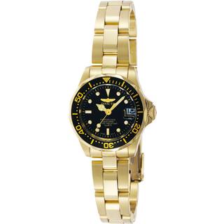 Invicta 8943 Pro Diver Sort/Gul guldtonet stål Ø23 mm