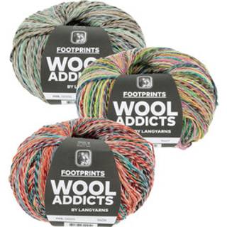 Footprints Wool Addicts 04 - Lang Yarns Garn - 9577