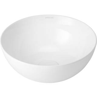 Tvättställ Rund Ella M Vit Blank 33 cm