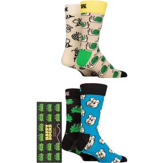 Happy socks 4-pak Happy Animals Socks Gift Set - Mixed - Str 41/46