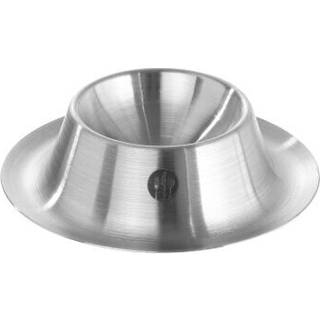 Hvide æggebægre i abs plast - 6 stk, ø85x(h)15mm