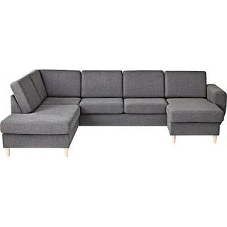 Rom Nordic højrevendt u-sofa - antracit