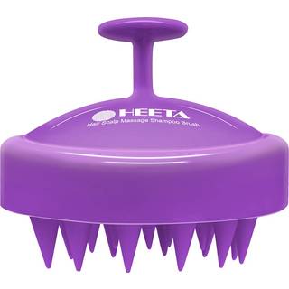 Heeta Shampoo Scalp Brush Massager H?rv?kst Scalp Scrubber med bl?d silikone b?rsteh?r til h?rv?kst & sk?l Fjernelse H?rb?rste til hovedbund Exfo
