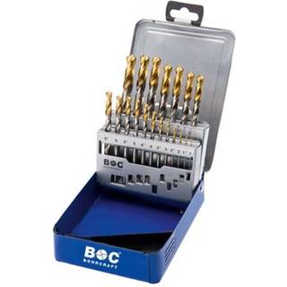 BOHRCRAFT Spiralborsæt MG13 TiN-Point HSS-G DIN 338 1-13x0,5 /25-dele