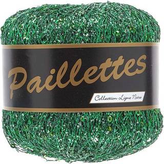 Lammy Paillettes 404 Indhold: 75% Polyester, 25% Pailletter Vægt/længde: 25 g = 325 meter Anbefalede pinde: 3.00 mm Strikkefasthed:10 cm x 10 cm = 35 m x 45 r Håndvask ved 30°C / Tørres fladt / Tåler ikke strygejern .