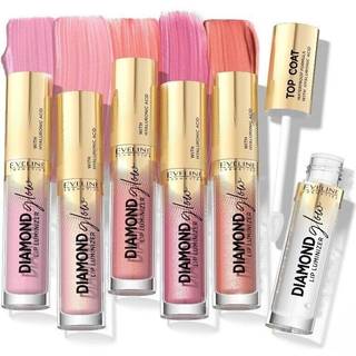 Eveline Cosmetics Diamond Glow Glimtende læbeglans med hyaluronsyre Skygge 07 Golden Dust 4.5 ml - 4,5 ml