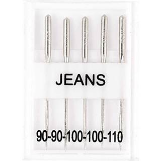 Nähmaschinennadeln Jeans 5 Stück - Silber