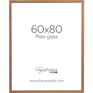 Focus Soul Oak veneer 60X80 Plexi - Ramme