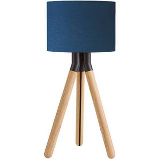 Paso Wood 25 Bordlampe - Eg - Petroleumsblå - Darø