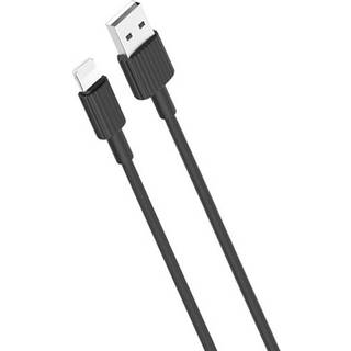 USB-til-Lightning-Kabel XO NB156, 2.1A 1m (sort)